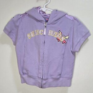 Skechers girls hooded zipper top